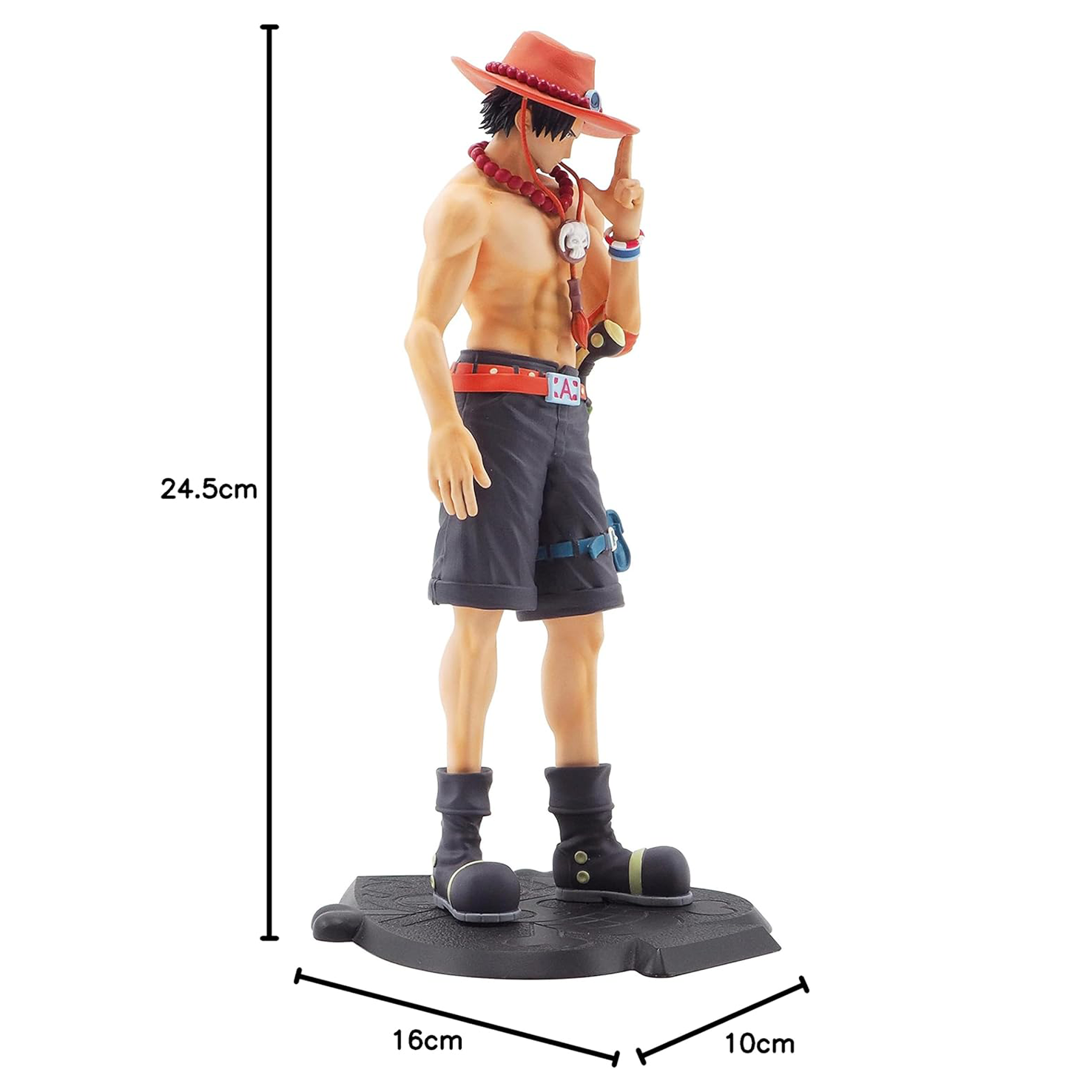 One Piece Action Figure Pvc SFC Portgas D. Ace 20 cm