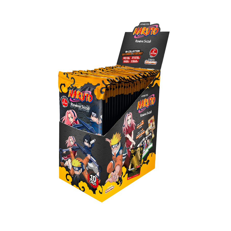 NARUTO MYTHOS TCG - 2ND EDITION - BOX 24 BUSTE - ENG - PREORDE
