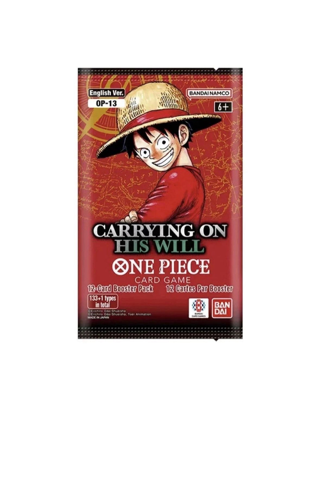 Display Sealed 12x Tin Pack Set Vol.2 One Piece TS-02 ENG