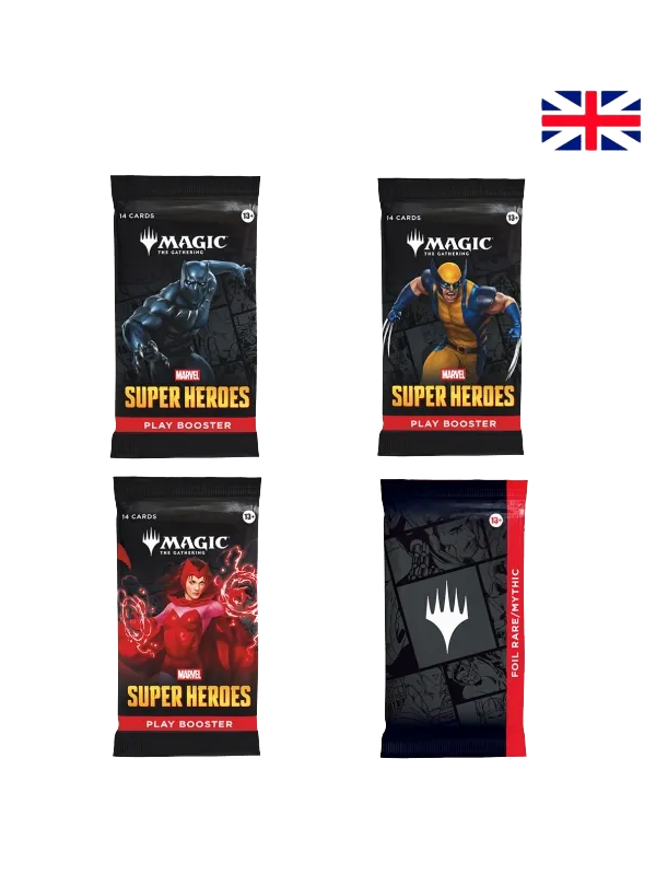 Play Booster Display 30 booster Marvel Super Heroes Inglese - Magic The Gather PRE-ORDER 26/06/26