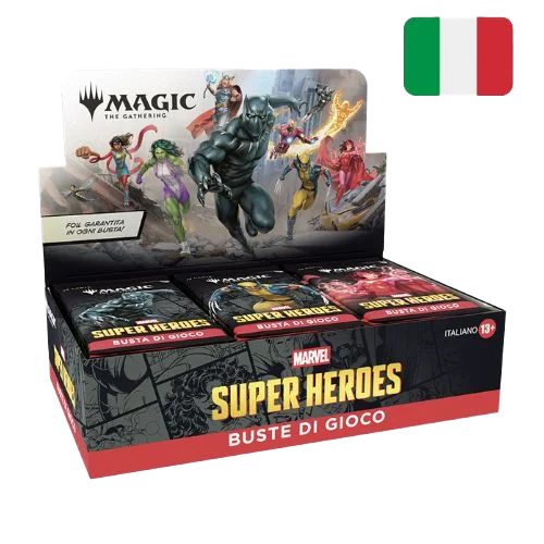 Play Booster Display 30 booster Marvel Super Heroes ITALIANO - Magic The Gather - PRE ORDERE 26/06/26