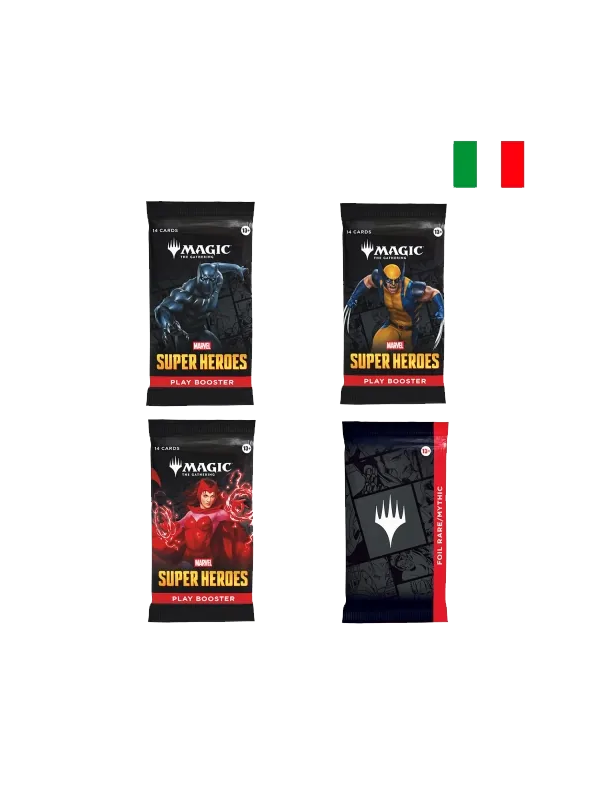 Play Booster Display 30 booster Marvel Super Heroes ITALIANO - Magic The Gather - PRE ORDERE 26/06/26