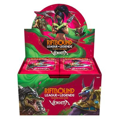 RIFTBOUND - LEAGUE OF LEGENDS - BOOSTER DISPLAY - VENDETTA (24 BUSTE) - ENG- Preorder 31/07/26