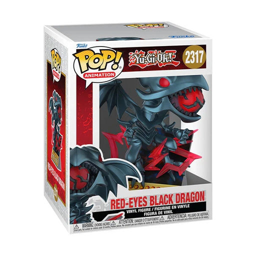FUNKO POP! PREMIUM #2317 RED-EYES BLACK DRAGON (CARD) – YU-GI-OH!