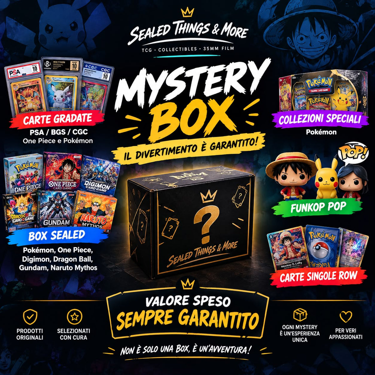 MYSTERY BOX TCG - SEALED THINGS AND MORE - 149,90