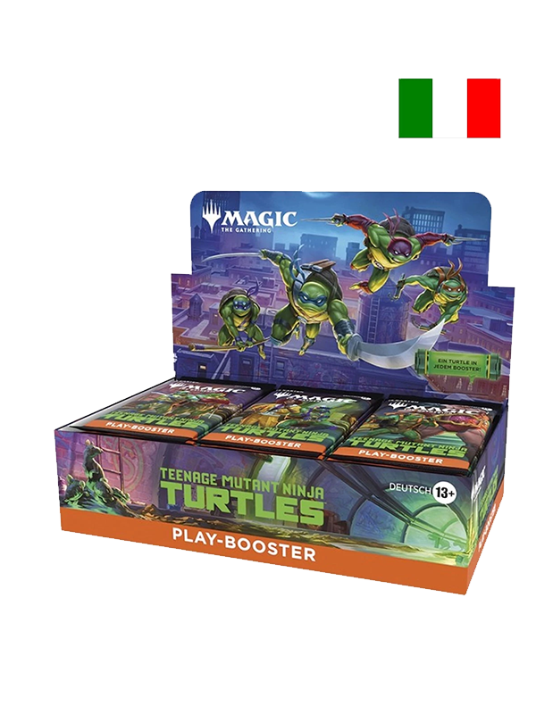 Box Tartarughe Ninja Magic Teenage Mutant Play Booster MTG ITA